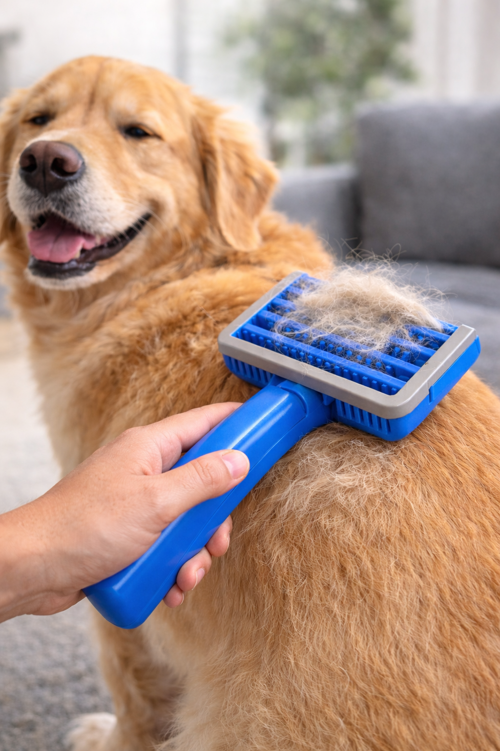 ShedStopper™ One-Touch Fur Brush