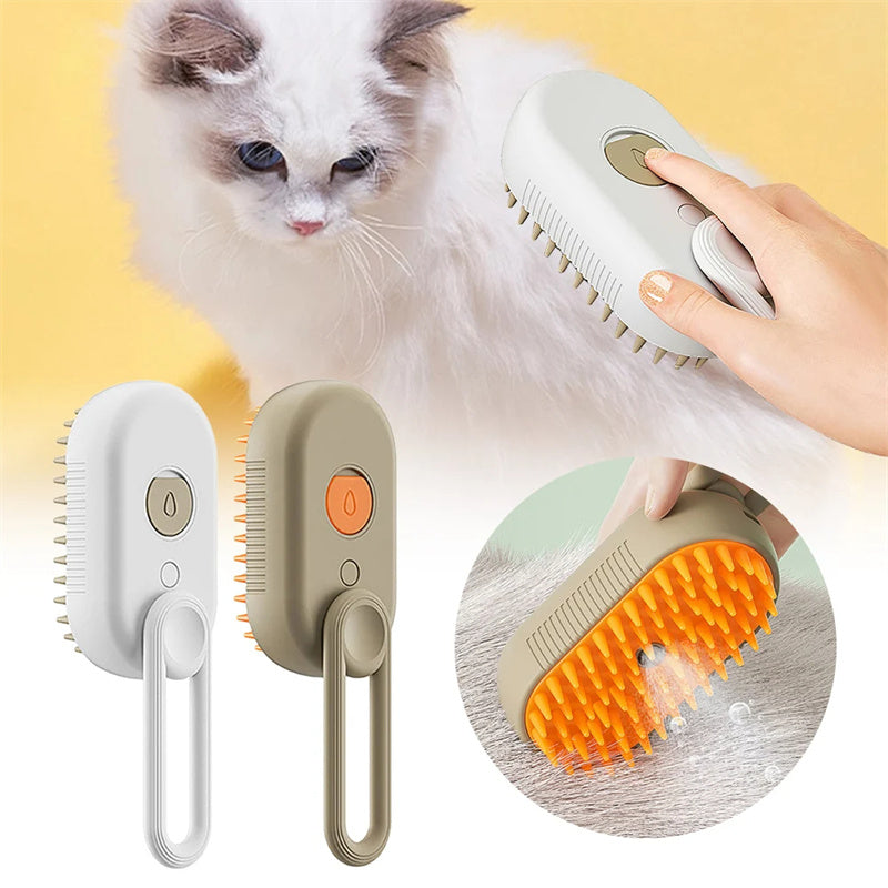 ShedStopper™ 3‑in‑1 Steam Pet Brush