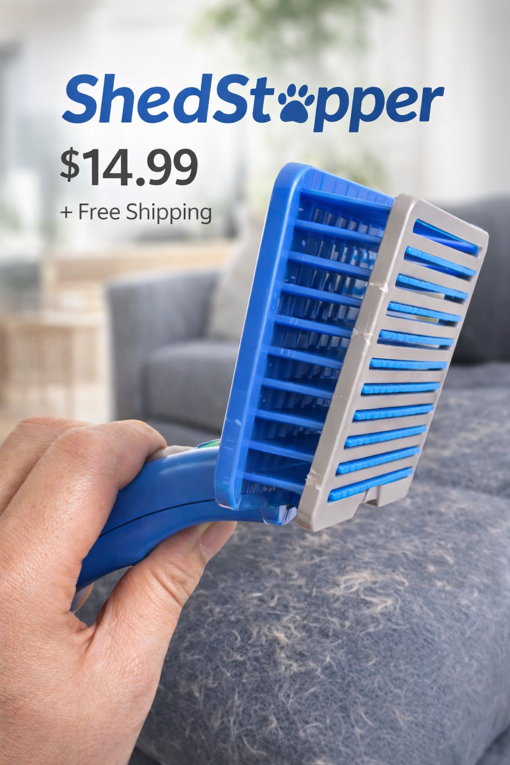 ShedStopper™ One-Touch Fur Brush