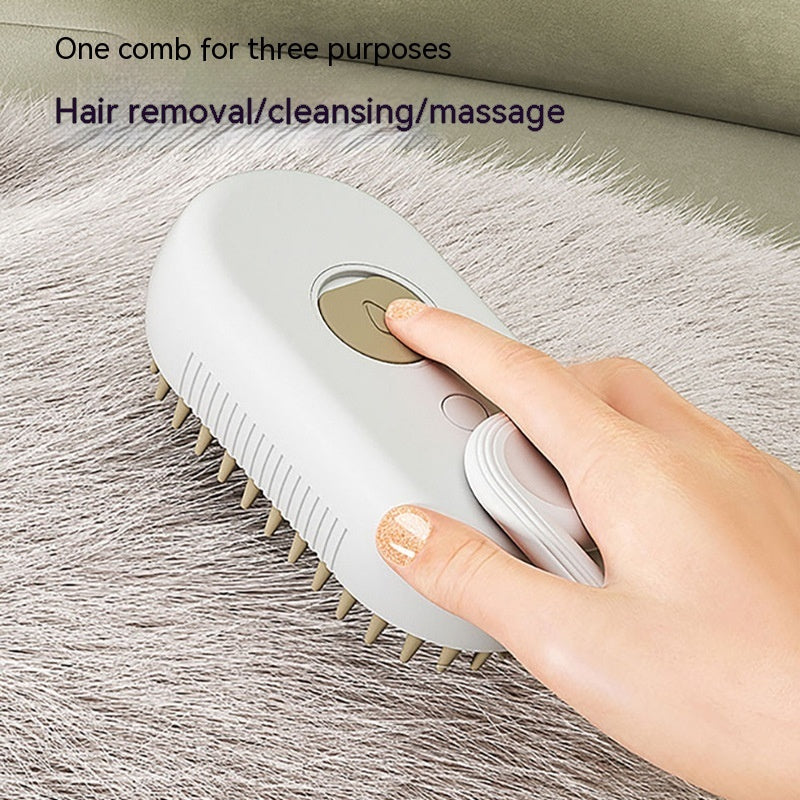 ShedStopper™ 3‑in‑1 Steam Pet Brush