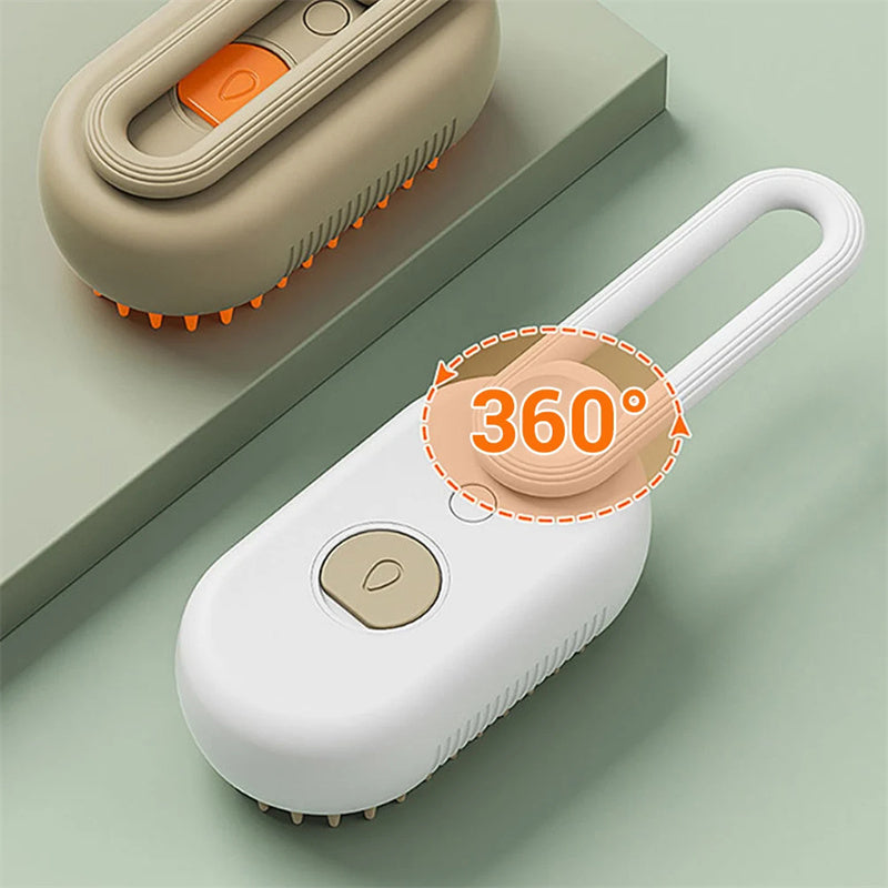 ShedStopper™ 3‑in‑1 Steam Pet Brush