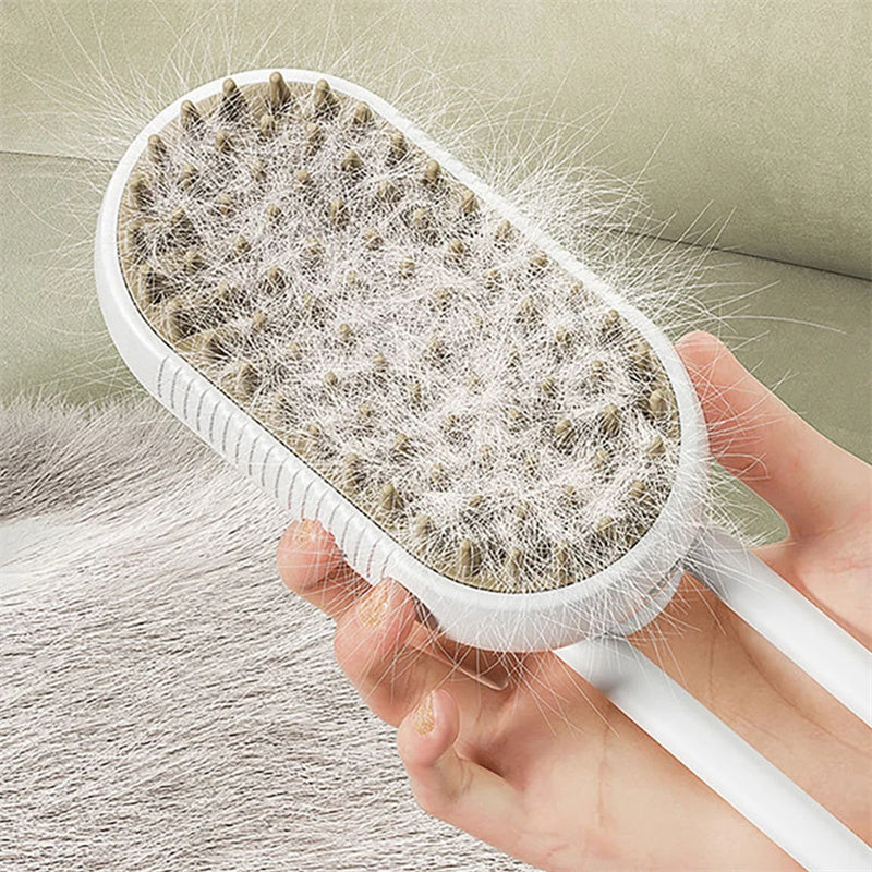 ShedStopper™ 3‑in‑1 Steam Pet Brush